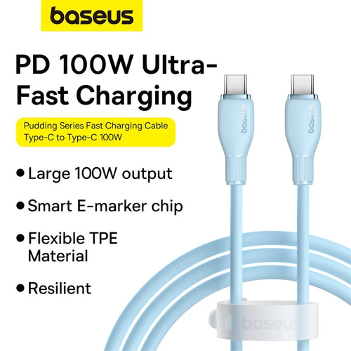 100W USB-C to USB-C Fast Charging Data Cable