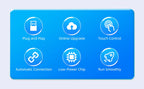 2-in-1 Wired to Wireless CarPlay and Android Auto Adapter Dongle