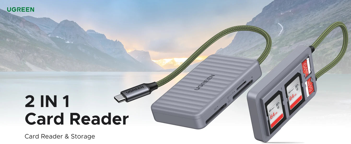 USB-C Memory Card Reader and Storage Case - 7