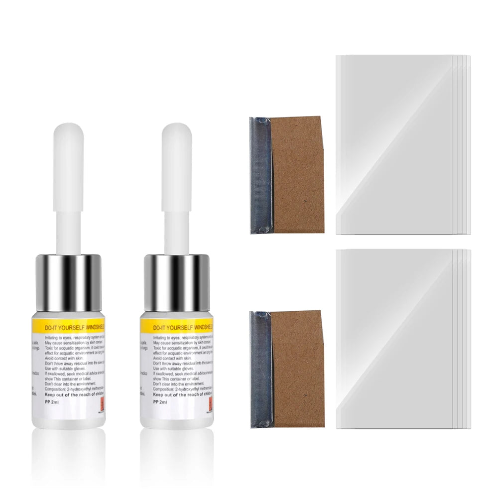 Car Windshield Glass Repair Kit for Cracks and Chips