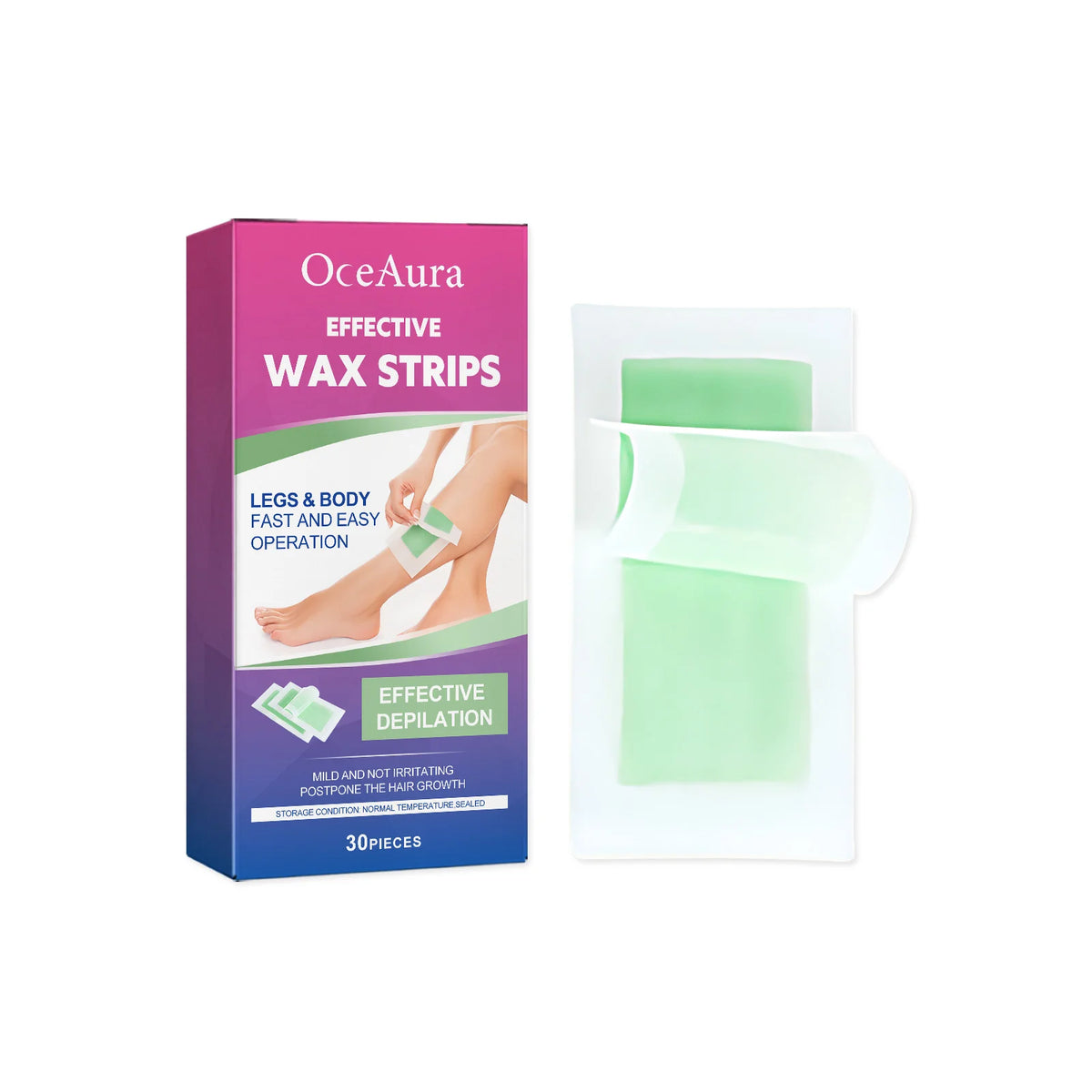 Gentle Full Body Hair Removal Wax Strips
