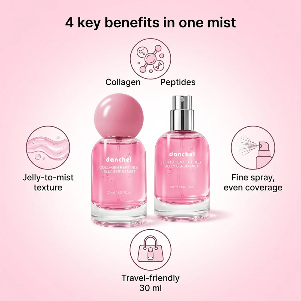 Collagen Peptides Jelly Serum Mist for Deep Facial Hydration