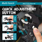Adjustable Quick-Release Water Pump Pliers Set