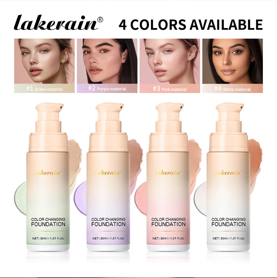 Color-Changing 4-in-1 Skin Tone Adjusting Foundation with SPF 30