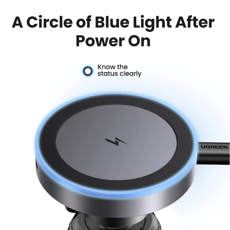Magnetic Wireless Car Charger for iPhone