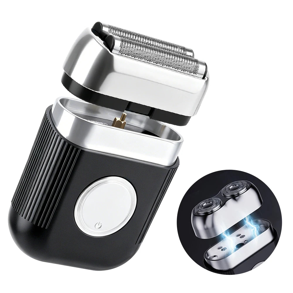 Portable Electric Foil Shaver for Men Wet and Dry Use