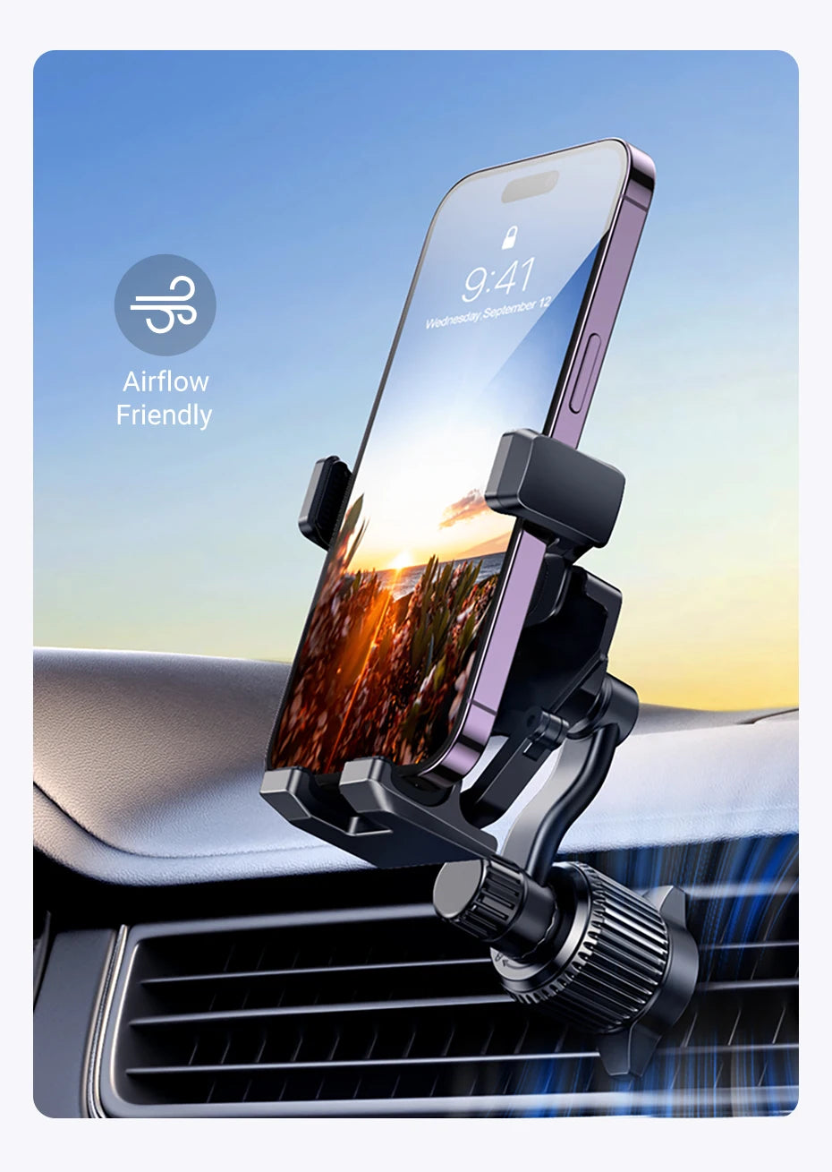 360° Rotating Gravity Car Phone Holder for Air Vents - 13