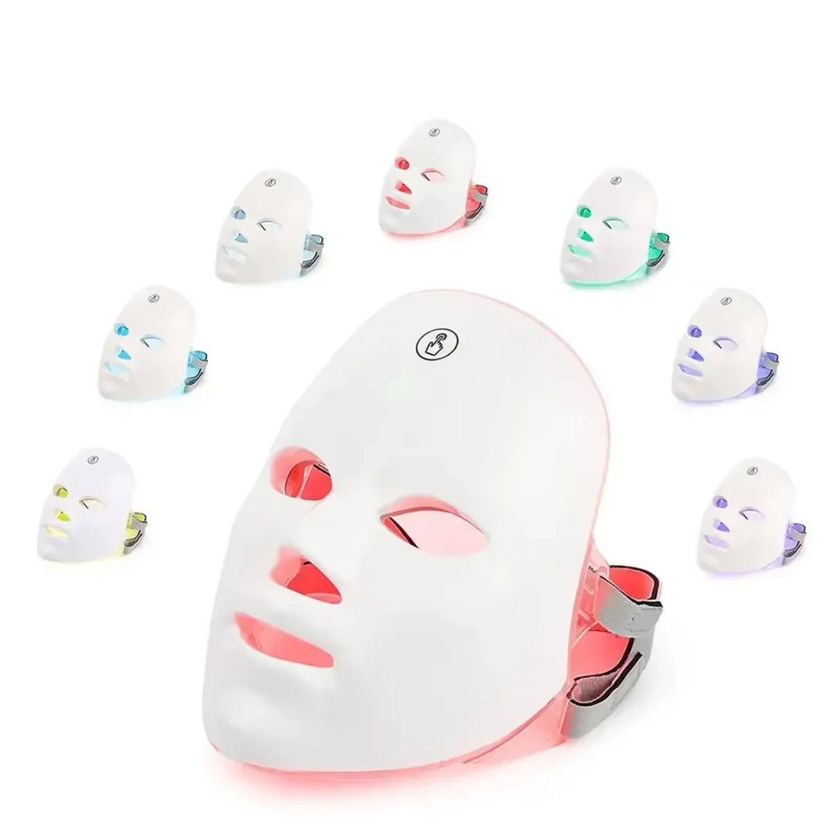 7-Color Rechargeable LED Photon Light Therapy Face Mask - 1