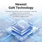 20W GaN Dual-Port USB-C and USB-A Fast Wall Charger