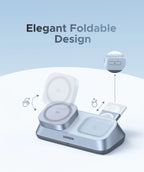 3-in-1 Magnetic Wireless Charging Station for Phone, Watch and Earbuds