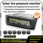 Solar Tire Pressure Monitoring System for Trucks and RVs