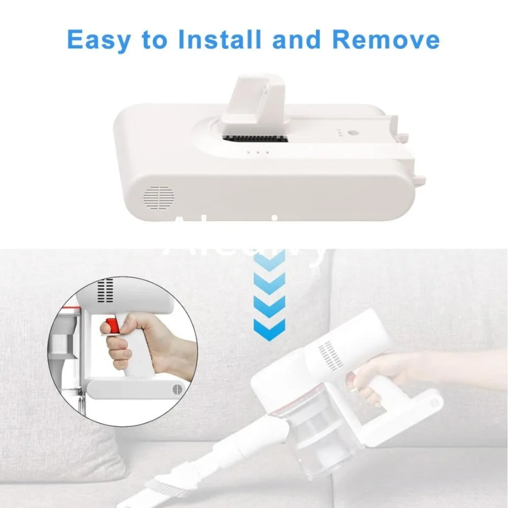 Replacement Lithium Battery for Cordless Handheld Vacuum Cleaners