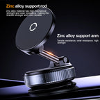 15W Magnetic Wireless Charging Phone Holder with Vacuum Suction Mount