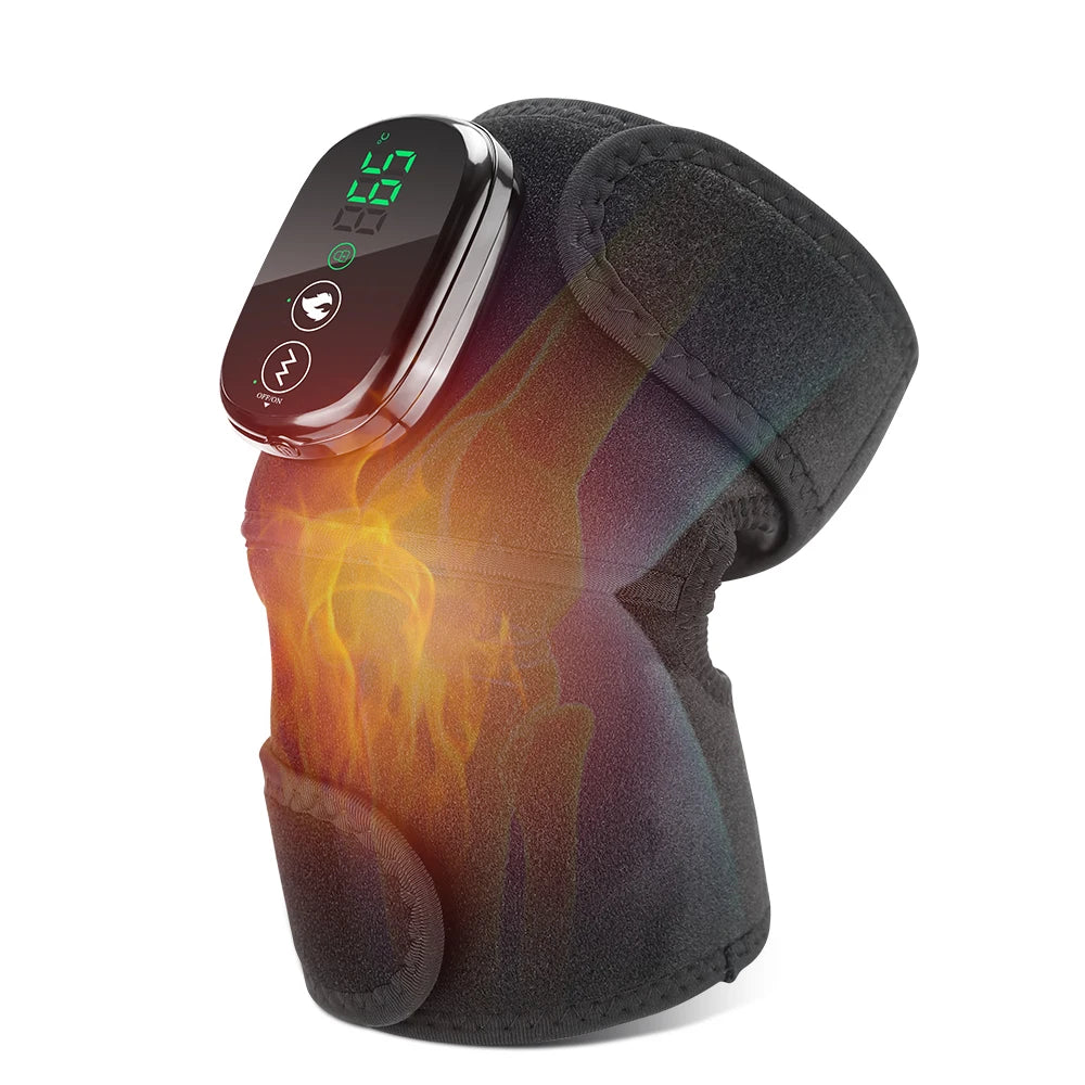 Heated Vibration Knee Massager for Joint Pain Relief