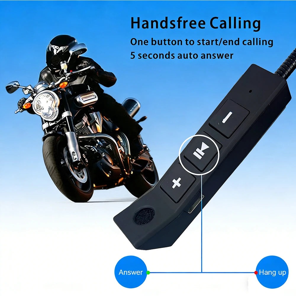 BT11 Bluetooth 5.0 Wireless Motorcycle Helmet Headset Hands-Free Kit