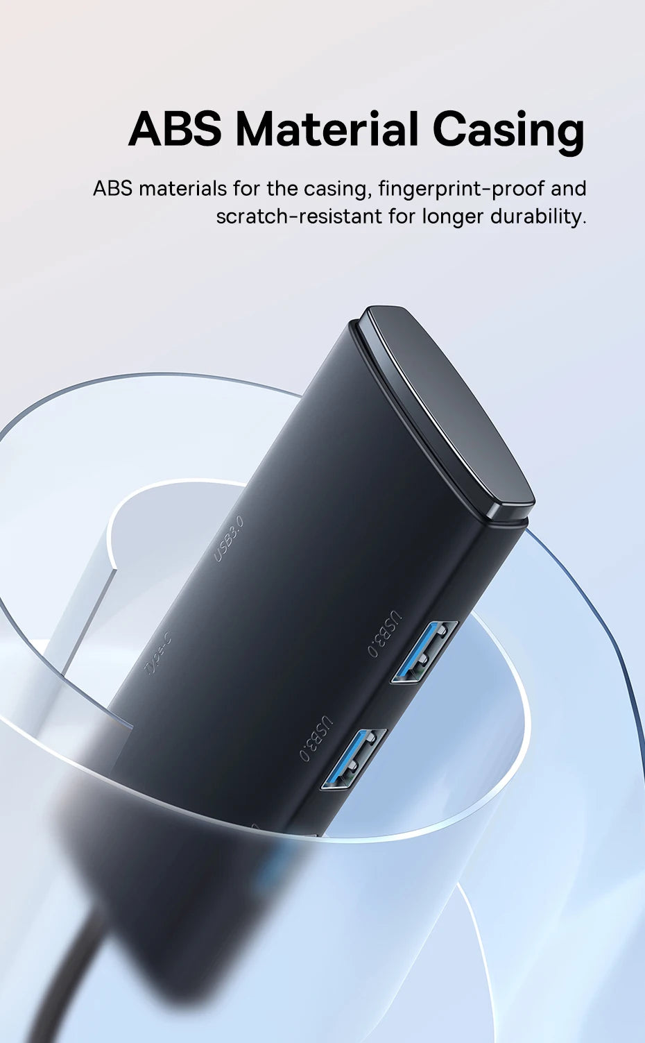 4-in-1 USB-C to USB 3.0 Multi-Port Adapter Hub - 19