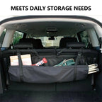 Oxford Cloth Car Trunk Backseat Organizer for Fishing Rods and Equipment