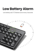 Wireless Bluetooth Multi-Device Keyboard for Laptop Tablet PC
