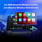 2 in 1 Wireless CarPlay and Android Auto Adapter Bluetooth 5.3 WiFi