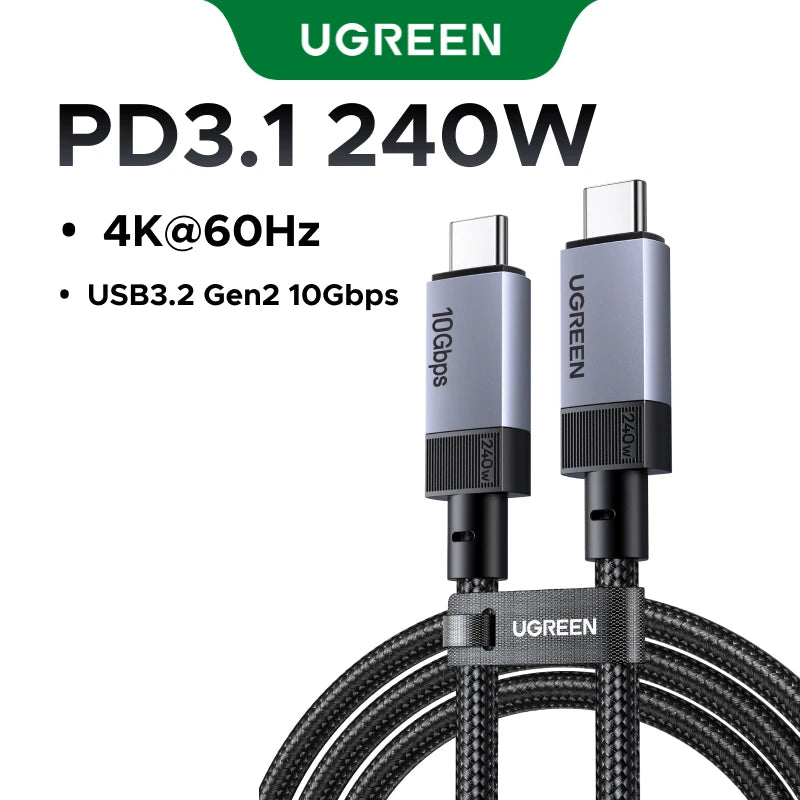USB4 240W Fast Charging and 40Gbps Data Sync Cable