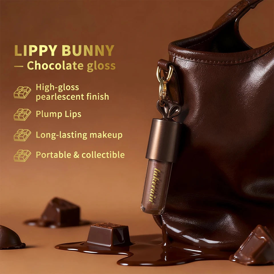Moisturizing Honey and Chocolate Lip Gloss Set