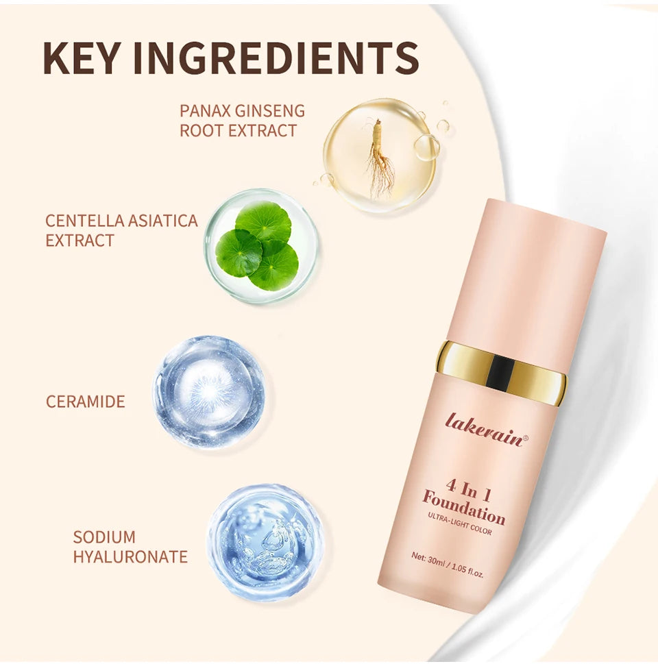 Color-Changing 4-in-1 Moisturizing Foundation with SPF 30