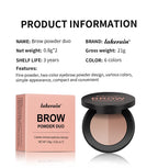 Two-Color Eyebrow Powder Duo for Natural Brows and Contouring