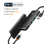 4-in-1 USB-C to USB 3.0 Multi-Port Adapter Hub