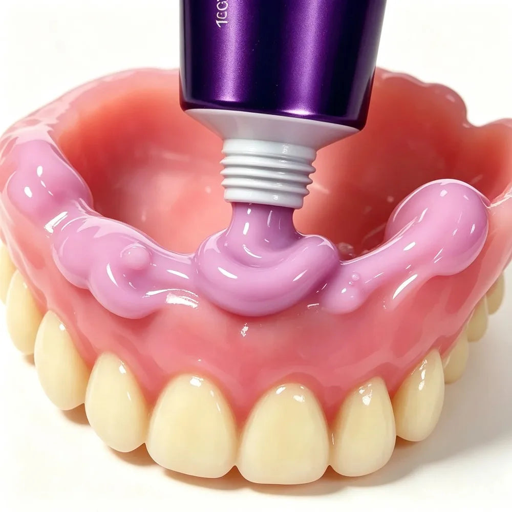 Silicone Denture Reline Cushion and Stabilizing Gel - 1