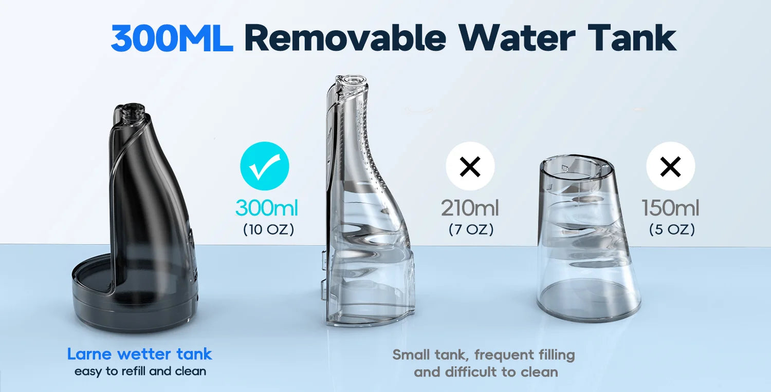 Portable Cordless Water Flosser for Teeth and Braces - 14