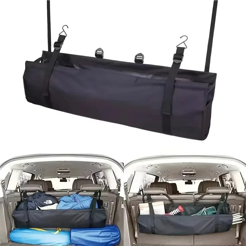 Oxford Cloth Car Trunk Backseat Organizer for Fishing Rods and Equipment