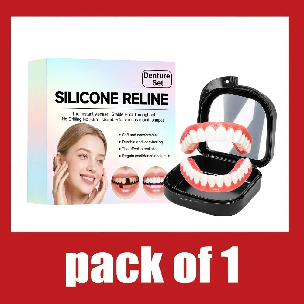 Comfort Fit Silicone Denture Set for Natural Smile - 14