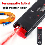 Rechargeable Visual Fault Locator for Fiber Optic Cable Testing