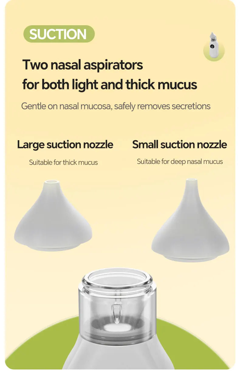 Electric Baby Nasal Aspirator with 9 Suction Levels - 8