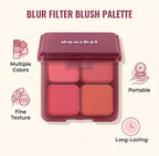4-Shade Matte and Shimmer Blush Palette
