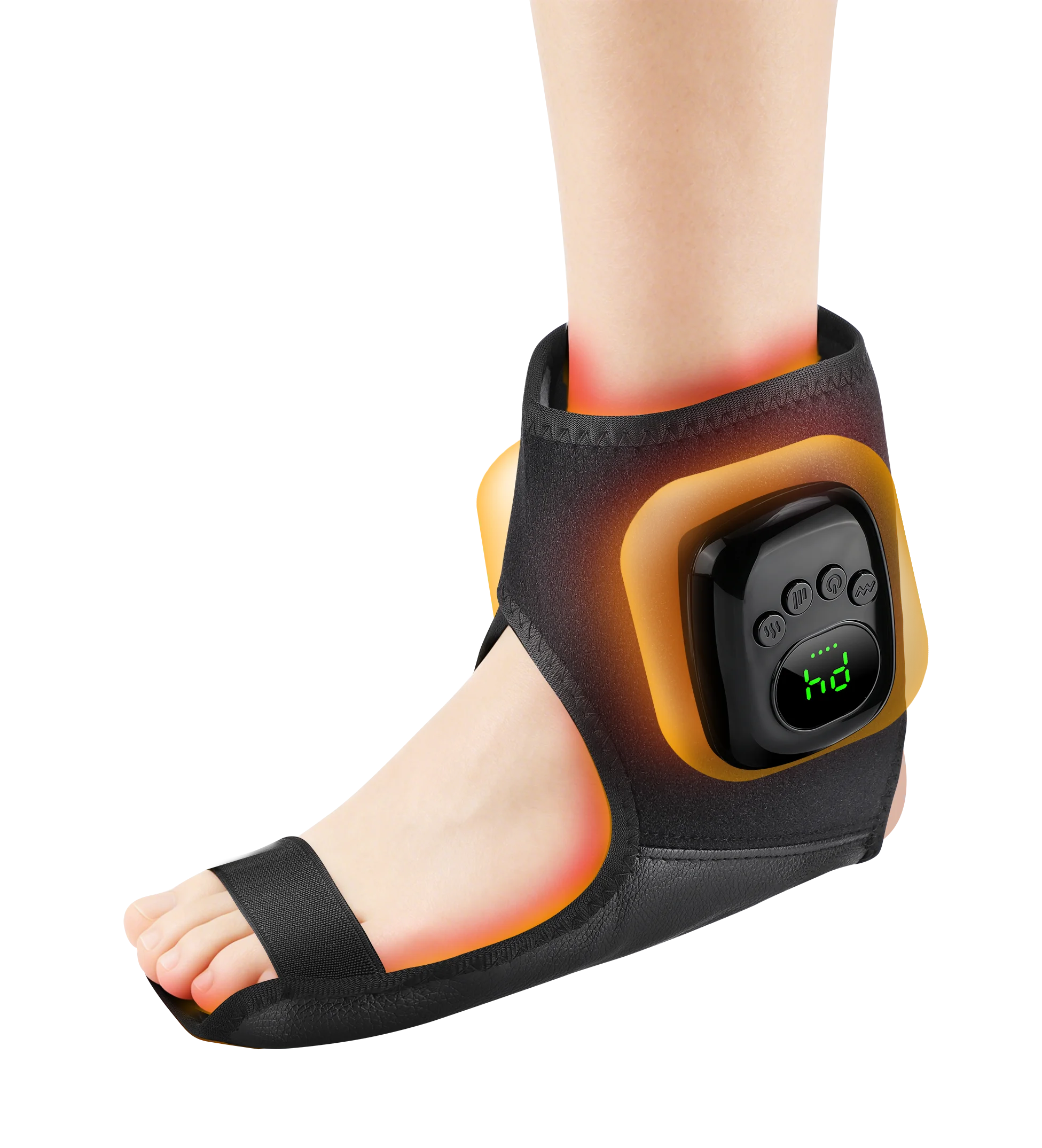 Wireless Ankle Airbag Compression Massager with Heat - 17