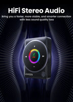 Bluetooth 5.4 Car Aux Receiver with Noise-Cancelling Mic