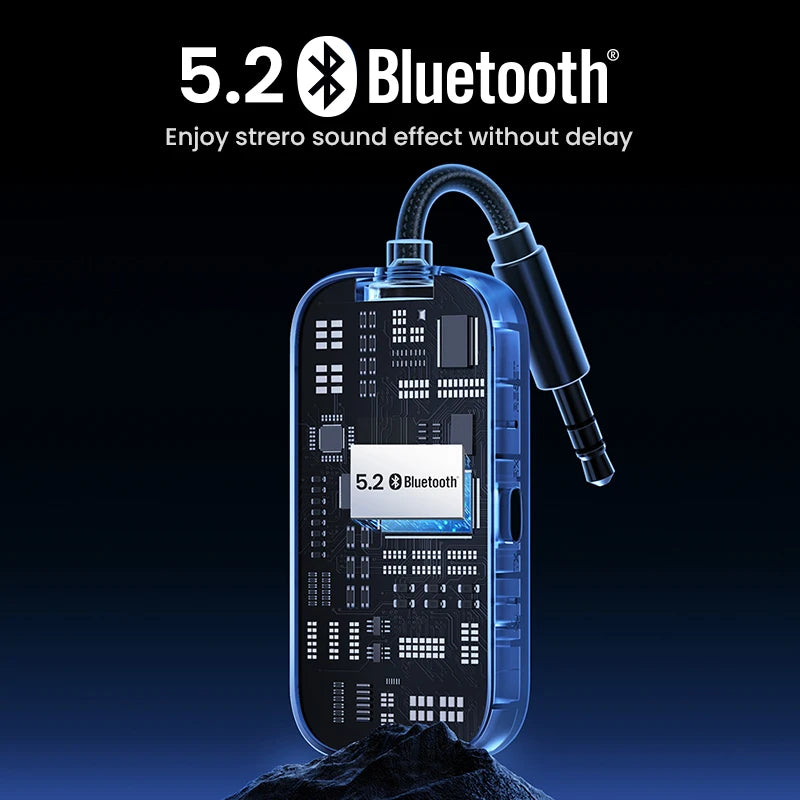 2-in-1 Bluetooth 5.2 Audio Transmitter and Receiver Adapter