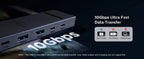 6-in-1 USB-C Hub with 4K 60Hz Video and 100W PD Charging