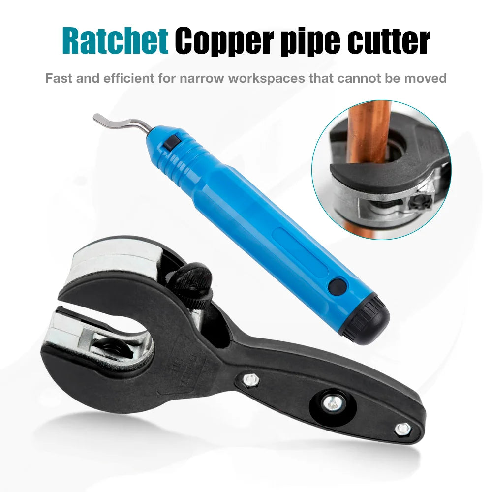 Ratcheting Pipe Cutter Tool for Copper and Stainless Steel 8-29mm - 7