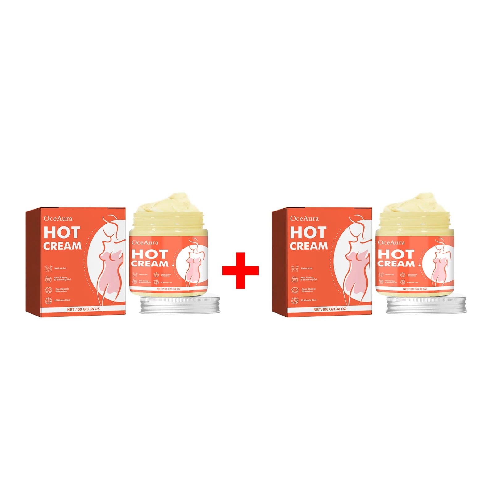 Anti-Cellulite Hot Massage Cream for Body Slimming and Toning - 15