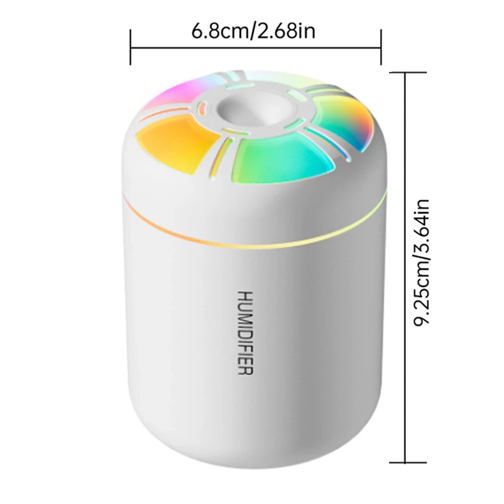 Portable Mini USB Air Humidifier and Essential Oil Diffuser