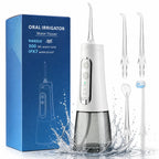 Portable Rechargeable Water Flosser for Teeth Cleaning