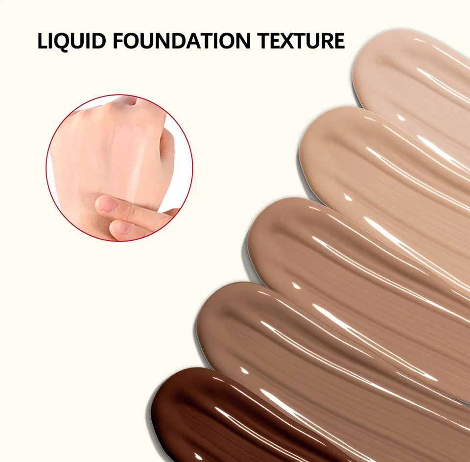 4-Piece Long-Lasting Matte Makeup Face Base and Setting Set - 22