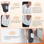 Wireless Heated Calf Compression Leg Massager