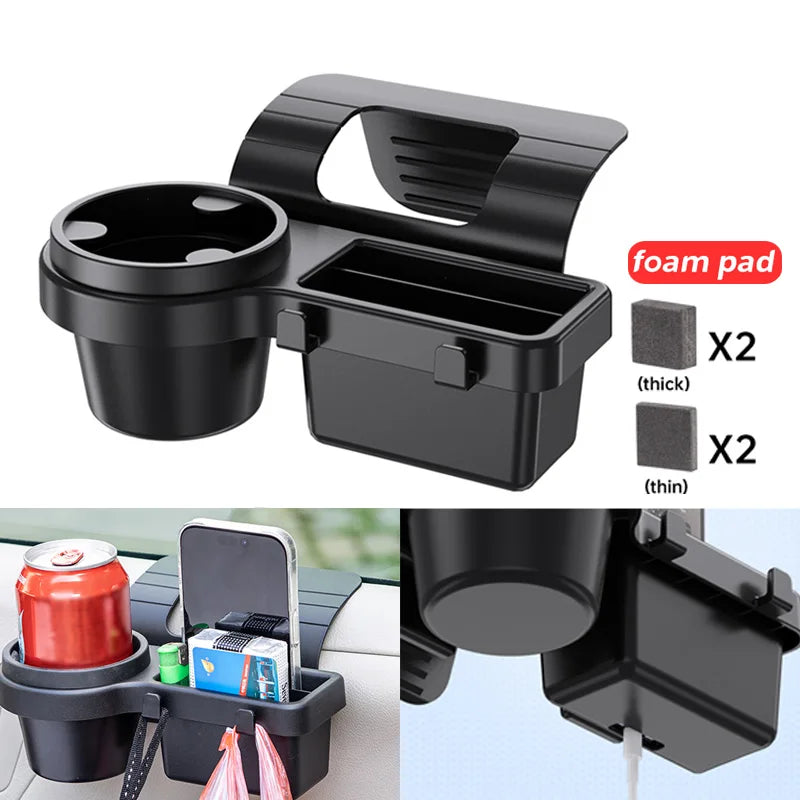 Car Window Hanging Cup Holder and Phone Organizer - 1