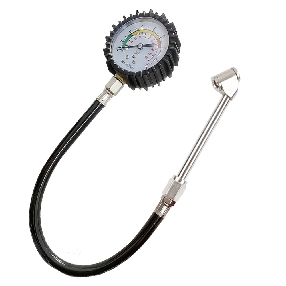 Heavy Duty Analog Tire Pressure Gauge for Cars and Motorcycles