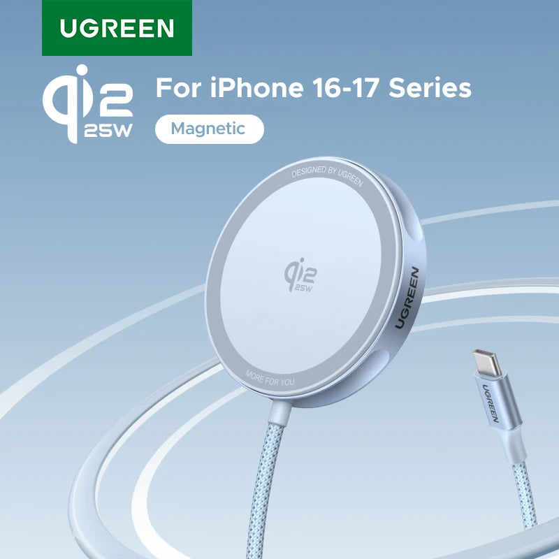 25W Qi2 Magnetic Fast Wireless Charging Pad for iPhone