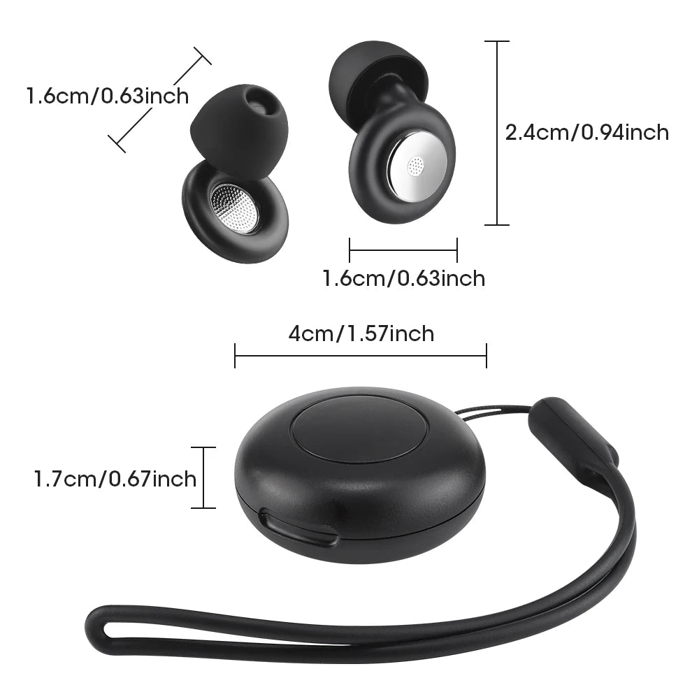 Reusable Noise Cancelling Silicone Ear Plugs for Sleeping