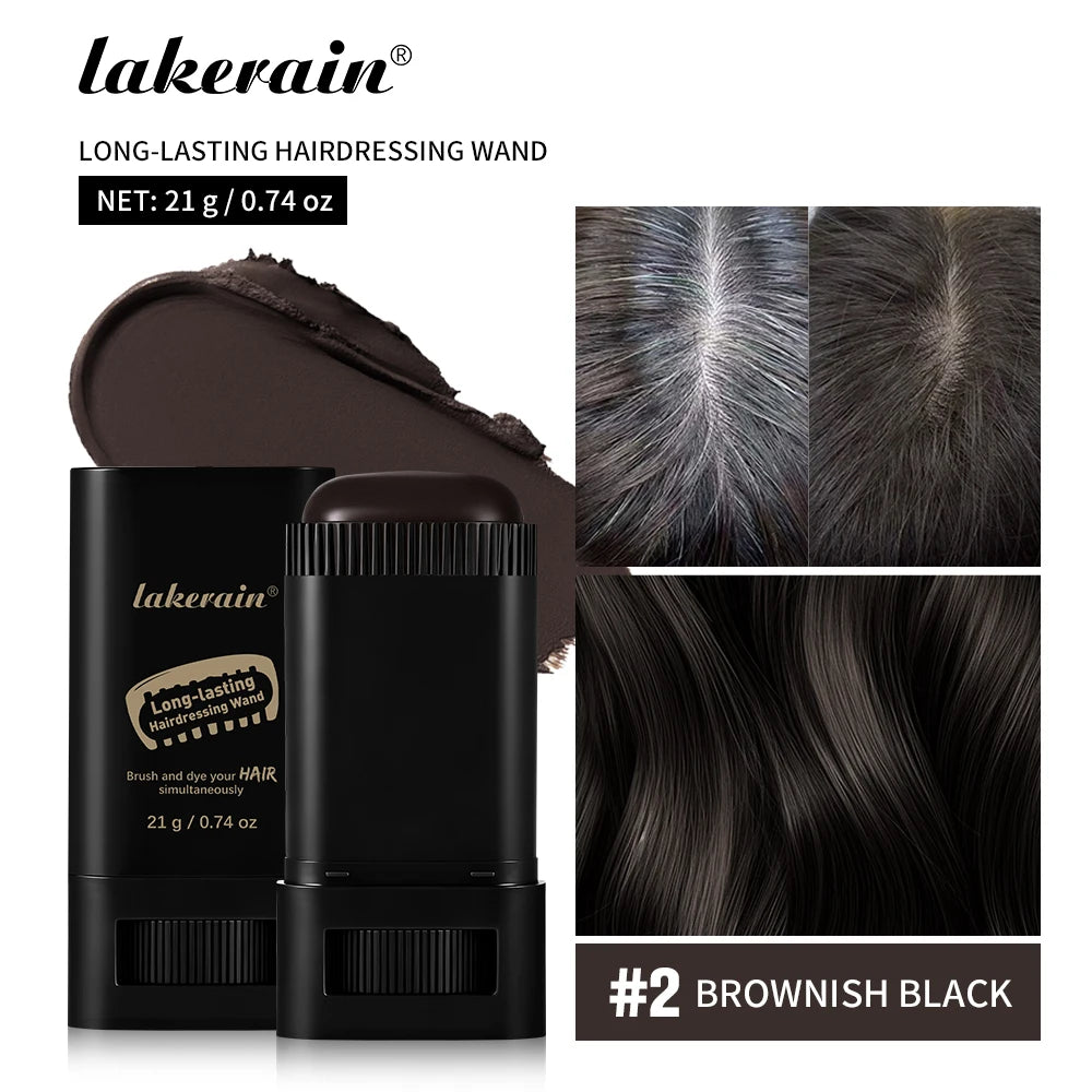 Temporary Hair Root Touch Up Stick for Gray Coverage